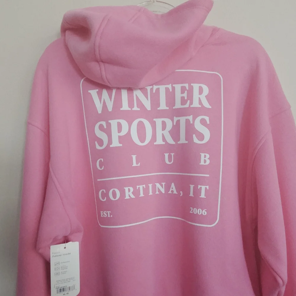 Xersion Kids Girls Matching Jogger Set in Pink Hoodie and Pants Size XL 16 NWT